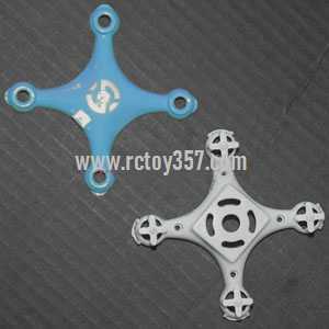 RCToy357.com - Cheerson CX-10 Mini 2.4G toy Parts Upper Head cover+ Lower board(blue) - Click Image to Close