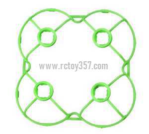 RCToy357.com - Cheerson CX-10D Smart Q Mini RC Quadcopter toy Parts protection frame[green]