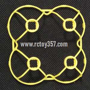 RCToy357.com - Cheerson CX-10DS Mini RC Quadcopter toy Parts protection frame(Yellow)