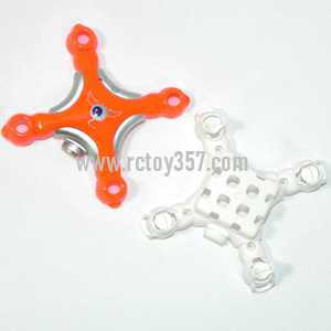 RCToy357.com - Cheerson CX-10C Nano Flying Camera 2.4G RC Quadcopter toy Parts Upper Head cover+ Lower board[red]