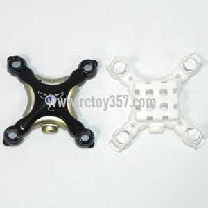 RCToy357.com - Cheerson CX-10C Nano Flying Camera 2.4G RC Quadcopter toy Parts Upper Head cover+ Lower board[black]