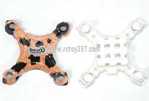 RCToy357.com - Cheerson CX-10D Smart Q Mini RC Quadcopter toy Parts Upper Head cover + Lower board[Fuzzy browm]