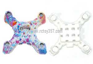 RCToy357.com - Cheerson CX-10DS Mini RC Quadcopter toy Parts Upper Head cover + Lower board[Colorful]