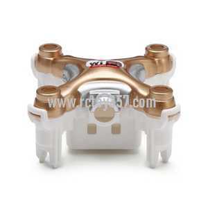 (image for) Cheerson CX-10WD Mini RC Quadcopter toy Parts Upper Head cover + Lower board[golden]
