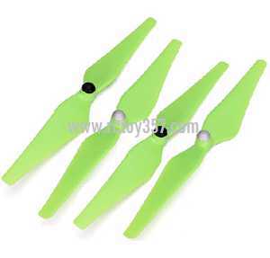 RCToy357.com - Cheerson CX-20 quadcopter toy Parts main blades propeller pro【Green】 - Click Image to Close