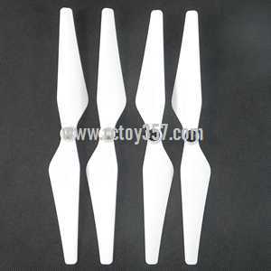 RCToy357.com - Cheerson CX-22 Follow Me 4CH 6-Axis Dual GPS Quadcopter toy Parts main blades set【White】