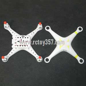 RCToy357.com - Cheerson CX-30 CX-30C CX-30W CX-30W-TW CX-30S RC Quadcopter toy Parts Upper Head set+Lower boar[Yellow] - Click Image to Close