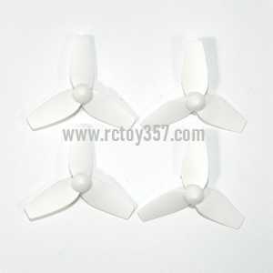 RCToy357.com - Cheerson CX-31 2.4G 6-Axis 3D Eversion With Headless Mode RC Quadcopter toy Parts Main blades set[White] - Click Image to Close