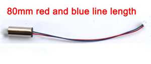 Cheerson CX-36 CX36A CX36B CX36C RC Quadcopter toy Parts Clockwise motor 80mm red and blue line length