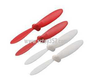 RCToy357.com - Cheerson CX-OF RC Quadcopter and toy Parts Blades (Red/White)