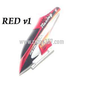RCToy357.com - DFD F101/F101A/F101B toy Parts Head cover\Canopy(old red)