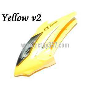 RCToy357.com - DFD F101/F101A/F101B toy Parts Head cover\Canopy(new yellow) - Click Image to Close