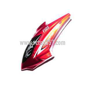 RCToy357.com - DFD F103/F103B toy Parts Head cover\Canopy(red)