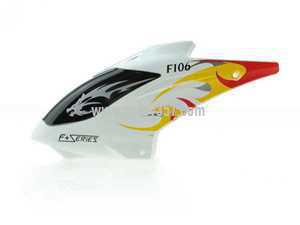 RCToy357.com - DFD F106 toy Parts Head cover\Canopy(white)