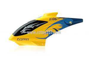 RCToy357.com - DFD F106 toy Parts Head cover\Canopy(yellow)