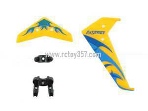 RCToy357.com - DFD F106 toy Parts Tail decorative set(blue and yellow) - Click Image to Close