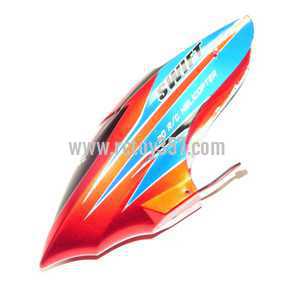 RCToy357.com - DFD F162 toy Parts Head cover\Canopy(red and blue)