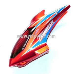 RCToy357.com - DFD F162 toy Parts Head cover\Canopy(red)
