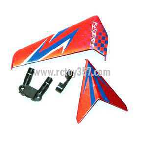 RCToy357.com - DFD F162 toy Parts Tail decorative set(red) - Click Image to Close