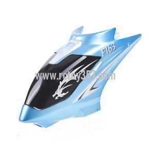 RCToy357.com - DFD F163 toy Parts Head cover\Canopy(blue)