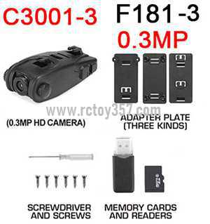 RCToy357.com - DFD F181 F181W F181D RC Quadcopter toy Parts Camera set (0.3MP)