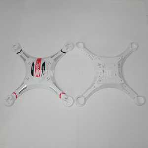 (image for) DFD F183 JJRC H8C RC Quadcopter toy Parts Upper Head set+Lower board+Battery cover(white)