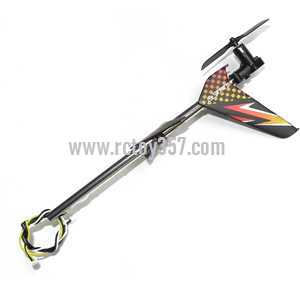 (image for) DFD F187 helicopter toy Parts Whole Tail Unit Module(Black) 