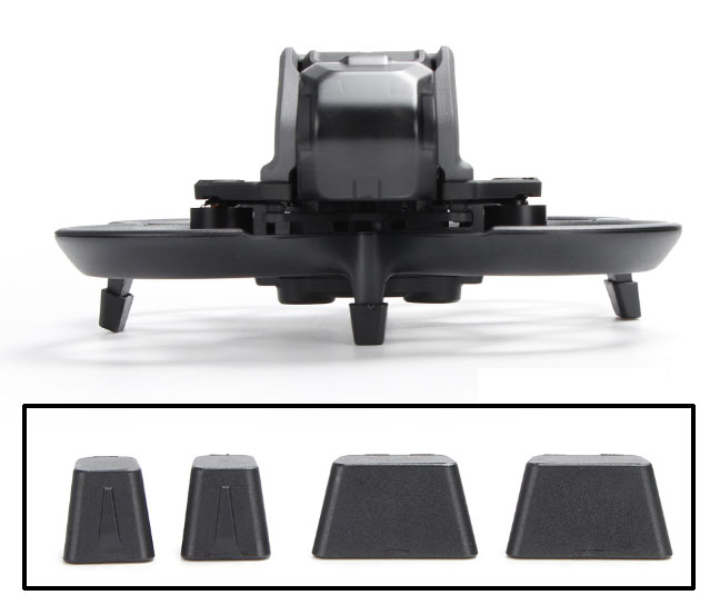 RCToy357.com - Elevated landing gear foot pad DJI Avata Drone Spare Parts