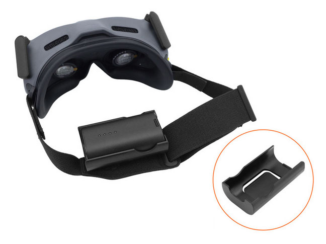 RCToy357.com - Goggles 2 V2 Headband Hanging Battery Box Back Clamp DJI Avata Drone Spare Parts