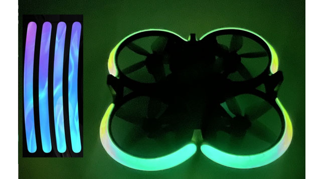 RCToy357.com - Luminous film laser fluorescent sticker DJI Avata Drone Spare Parts