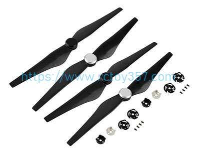 RCToy357.com - Carbon fiber 1345S propeller reinforced quick release propeller 1set DJI Inspire 1 Drone spare parts