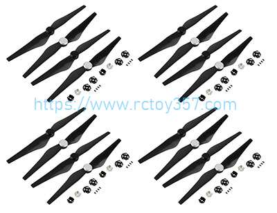 RCToy357.com - Carbon fiber 1345S propeller reinforced quick release propeller 4set DJI Inspire 1 Drone spare parts