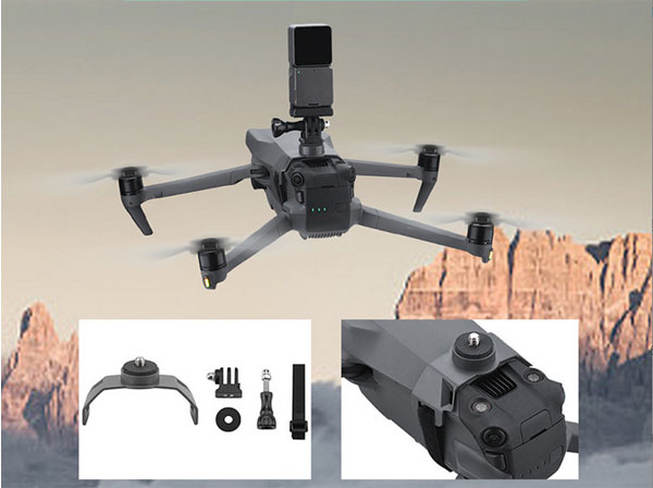 RCToy357.com - Adapter Action Camera Drone Mounting Bracket DJI Mavic 3 Drone spare parts