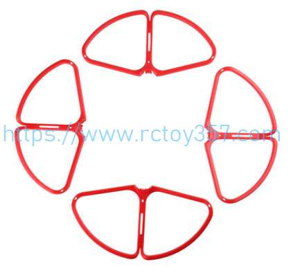 RCToy357.com - Quick install Protective cover 1set Red DJI Phantom 4 Pro V2.0 RC Drone