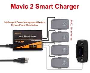 RCToy357.com - DJI Mavic 2 Drone toy Parts Intelligent dynamic charging 1-charge-5 while charging 4 batteries