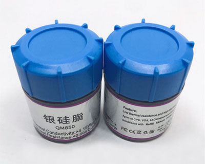 RCToy357.com - Silver-silicone thermal conductive paste Heat-dissipating silicone grease Silicone heat dissipation paste Radiator sludge 1pcs