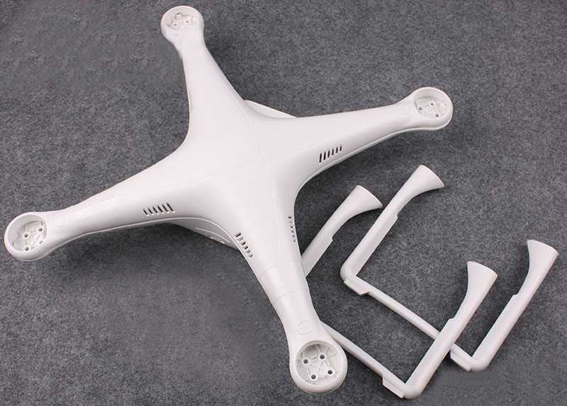 RCToy357.com - DJI Phantom 3 Drone toy Parts Upper cover + Under cover + Undercarriage