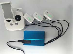 (image for) DJI Phantom 3 Drone toy Parts Charger kit [1 Charger 3 battery]