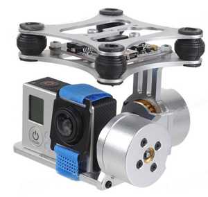RCToy357.com - DJI Phantom 3 Drone toy Parts GOPRO Hero 3 Aluminum two-axis brushless PTZ - Click Image to Close