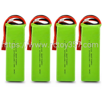 RCToy357.com - 11.1V 2700mAh battery 4pcs FeiLun FT012 RC Speedboat Spare Parts