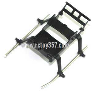 RCToy357.com - Feixuan Fei Lun RC Helicopter FX028 FX028B toy Parts Undercarriage\Landing skid + bottom board