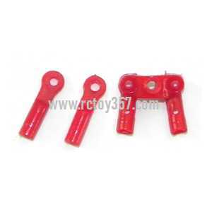 RCToy357.com - Feixuan Fei Lun RC Helicopter FX028 FX028B toy Parts fixed set of support bar+decorative set