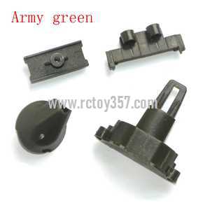 RCToy357.com - Feixuan Fei Lun RC Helicopter FX060 FX060B toy Parts fixed parts set(Army green)