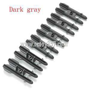 RCToy357.com - Feixuan Fei Lun RC Helicopter FX060 FX060B toy Parts Missile（Dark gray）6pcs