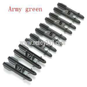 RCToy357.com - Feixuan Fei Lun RC Helicopter FX060 FX060B toy Parts Missile（Army green）6pcs
