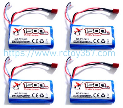 (image for) FY7415 7.4V 1500mAh battery 4pcs FeiYue FY08 RC Car Spare Parts