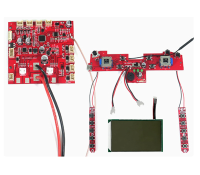(image for) V030-15 Remote Control Circuit Board Component + V030-08 Ship Circuit Board Flytec V030 RC Boat Spare Parts