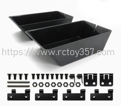 Flytec V070 2011-5.204 Dual Bait Bin Accessory Set (Black) - Bait Boat RC Boat spare parts (image for) Flytec V070 2011-5.204 Dual Bait Bin Accessory Set (Black) - Bait Boat RC Boat spare parts