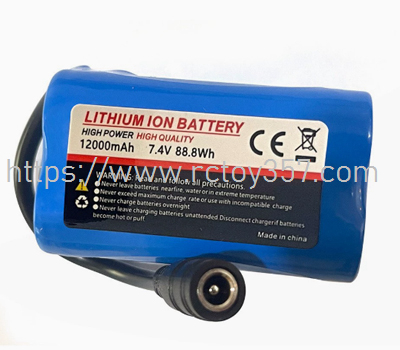 Flytec V070 akku V900-06 7.4V 12000mAh - Syöttiveneen RC-veneen varaosat (kuva varten) Flytec V070 akku V900-06 7.4V 12000mAh - Syöttiveneen RC-veneen varaosat