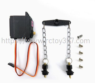 Flytec V070 Steering Servo Set 2011-5.017 - Bait Boat RC Boat spare parts (image for) Flytec V070 Steering Servo Set 2011-5.017 - Bait Boat RC Boat spare parts